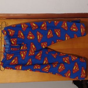 DC Comics Superman Fuzzy Pajama Pants